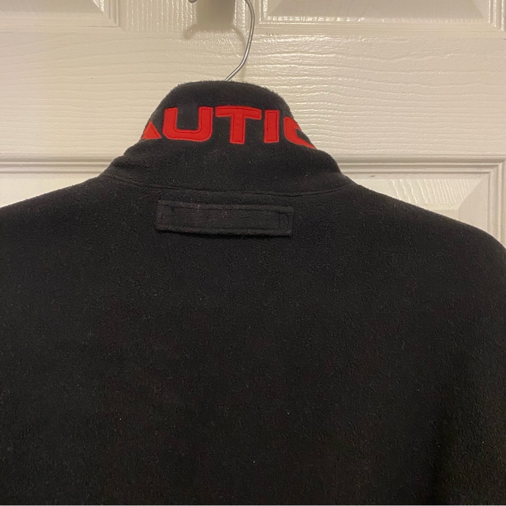 Nautica Men’s Red Black Gray Winter Performance Jacket Reversible XL Zipper - Picture 11 of 16